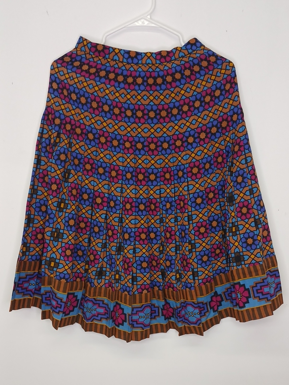 Vintage TALON closure Pleated Geometric Skirt /4